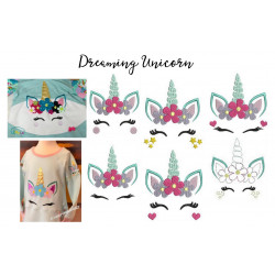 Stickserie - Einhorn Dreaming Unicorn